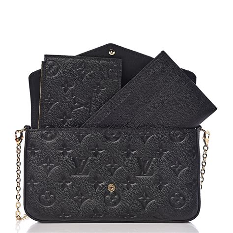 lv pochette felicie black|louis vuitton felicie pochette black.